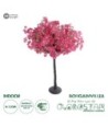 GloboStar® Artificial Garden BOUGAUVILLEA 20669 Τεχνητό Διακοσμητικό Δέντρο με Ανθη Μπουκανβίλιας Φουξ Υ150cm